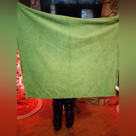 Miniso Cartoon Green Snugible Kids Wearable Blanket Sloungy Fleece Nestle Hooded - Picture 6 of 8